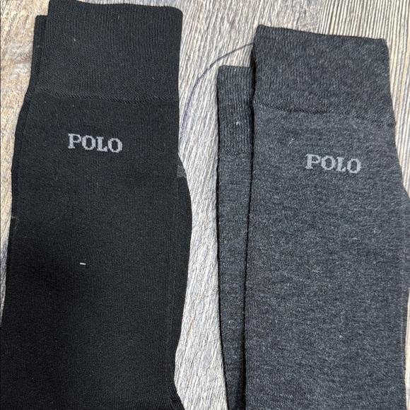 2 Polo by Ralph Lauren Men's Classic Black and Gray Socks - Picture 2 of 3